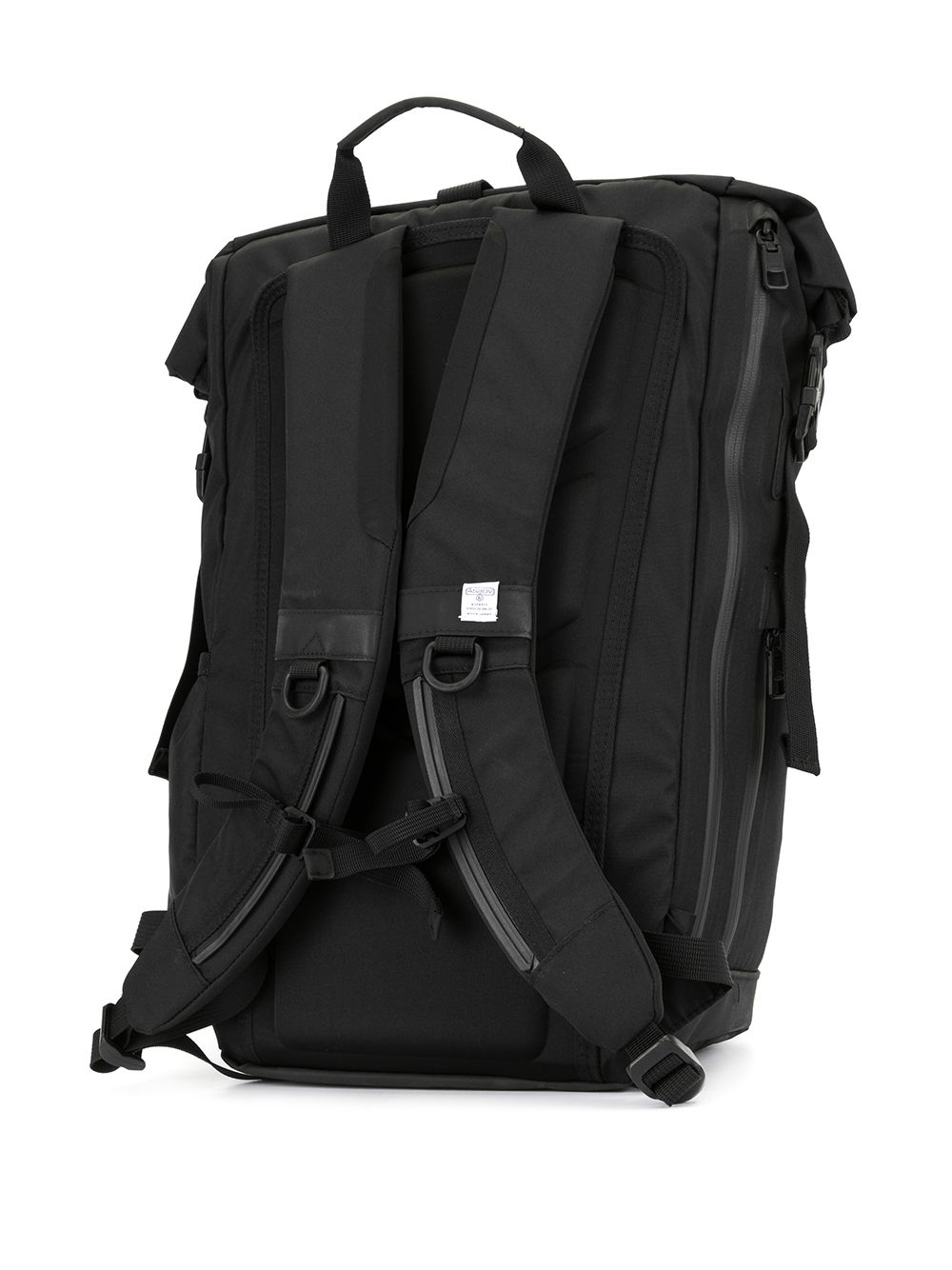 Shop As2ov Roll Top Backpack In Black