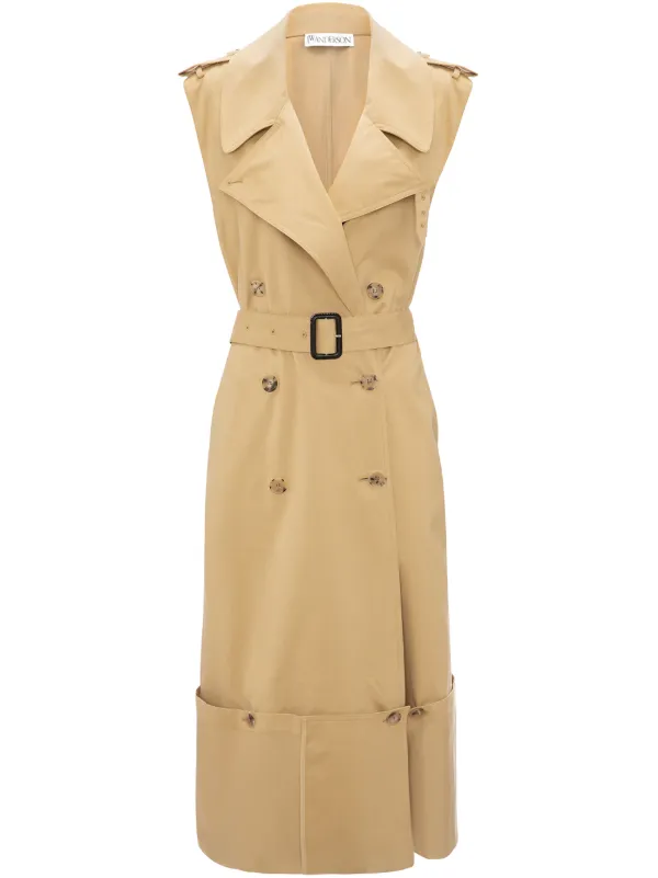 sleeveless trench