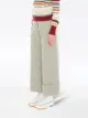 JW Anderson بنطال مستقيم الأرجل بأساور مطوية