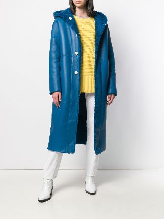 hooded oversized coat展示图