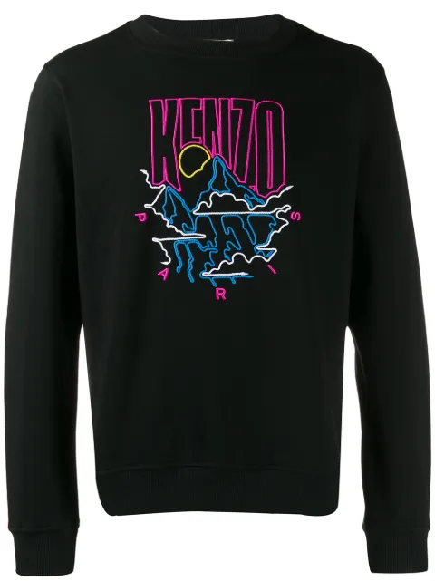 Kenzo sudadera con logo bordado