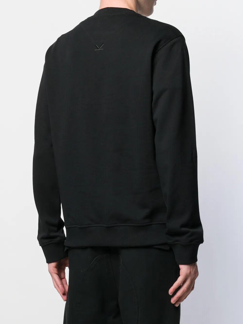 Kenzo Sweater met geborduurd logo Zwart