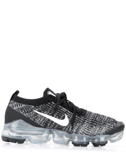 Nike Air Vapormax Flyknit 3 "Black White Metallic Silver" sneakers WOMEN