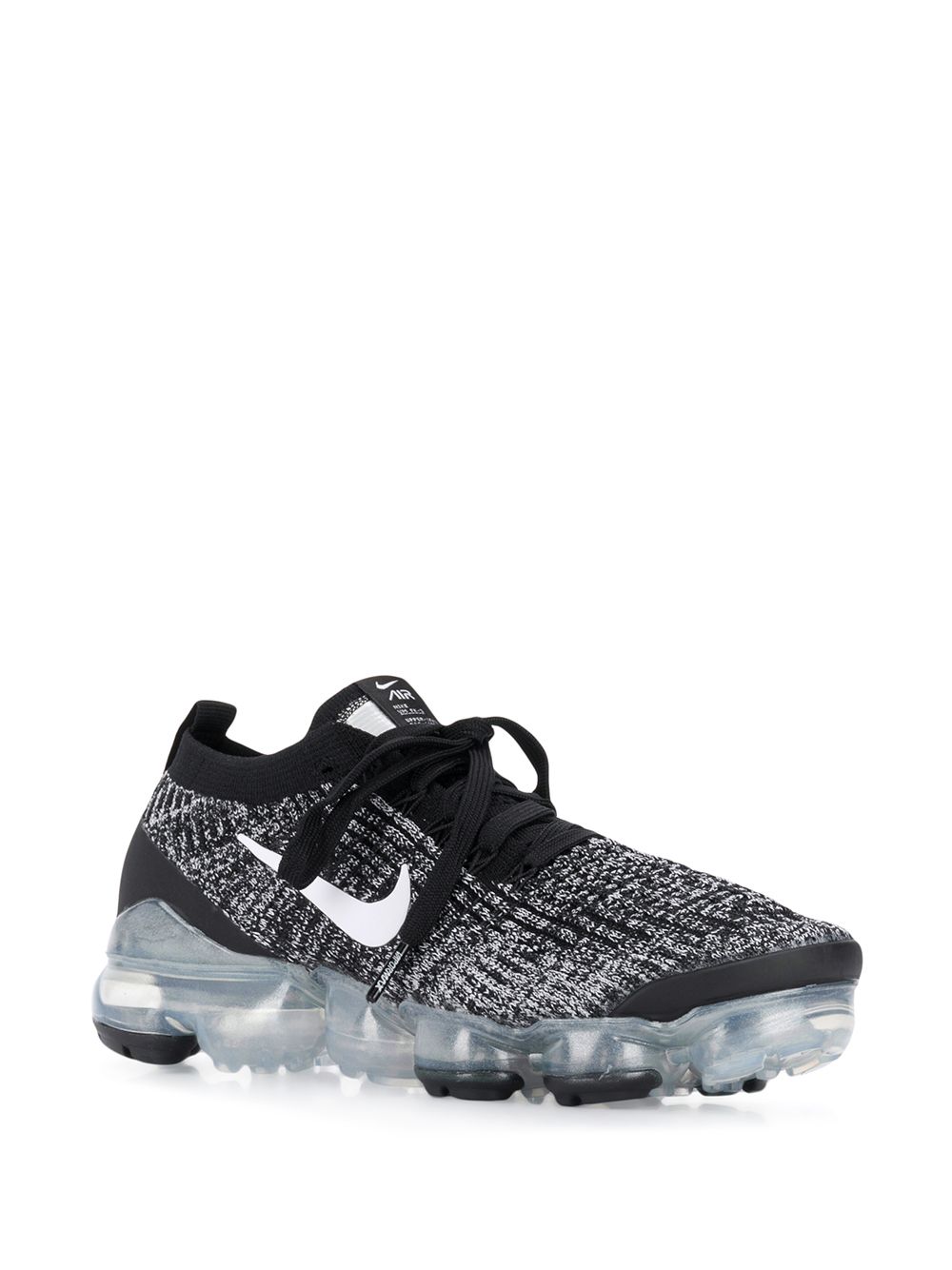 Nike Air Vapormax Flyknit 3 "Black White Metallic Silver" sneakers WOMEN