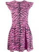 Image 1 of Saint Laurent zebra print dress
