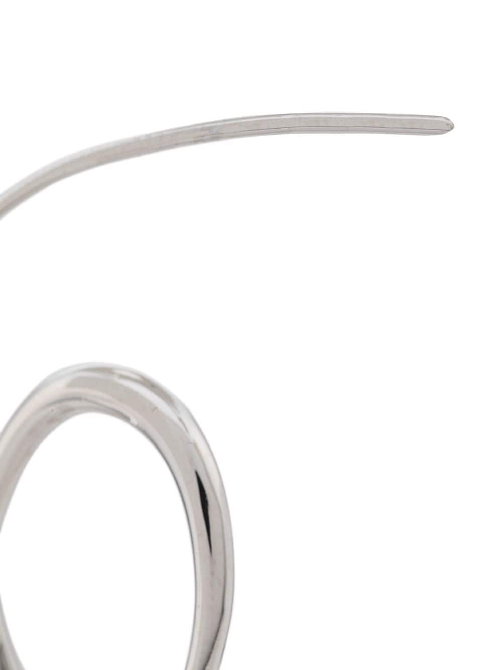 Shop Charlotte Chesnais Single Needle Earring In Silver