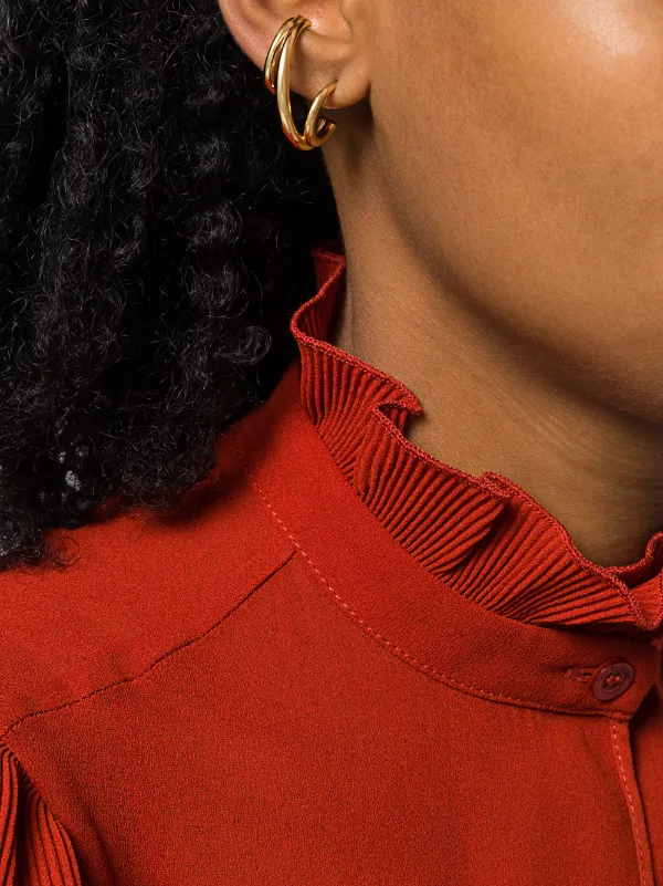 Charlotte Chesnais Triplet Earring | Gold | FARFETCH