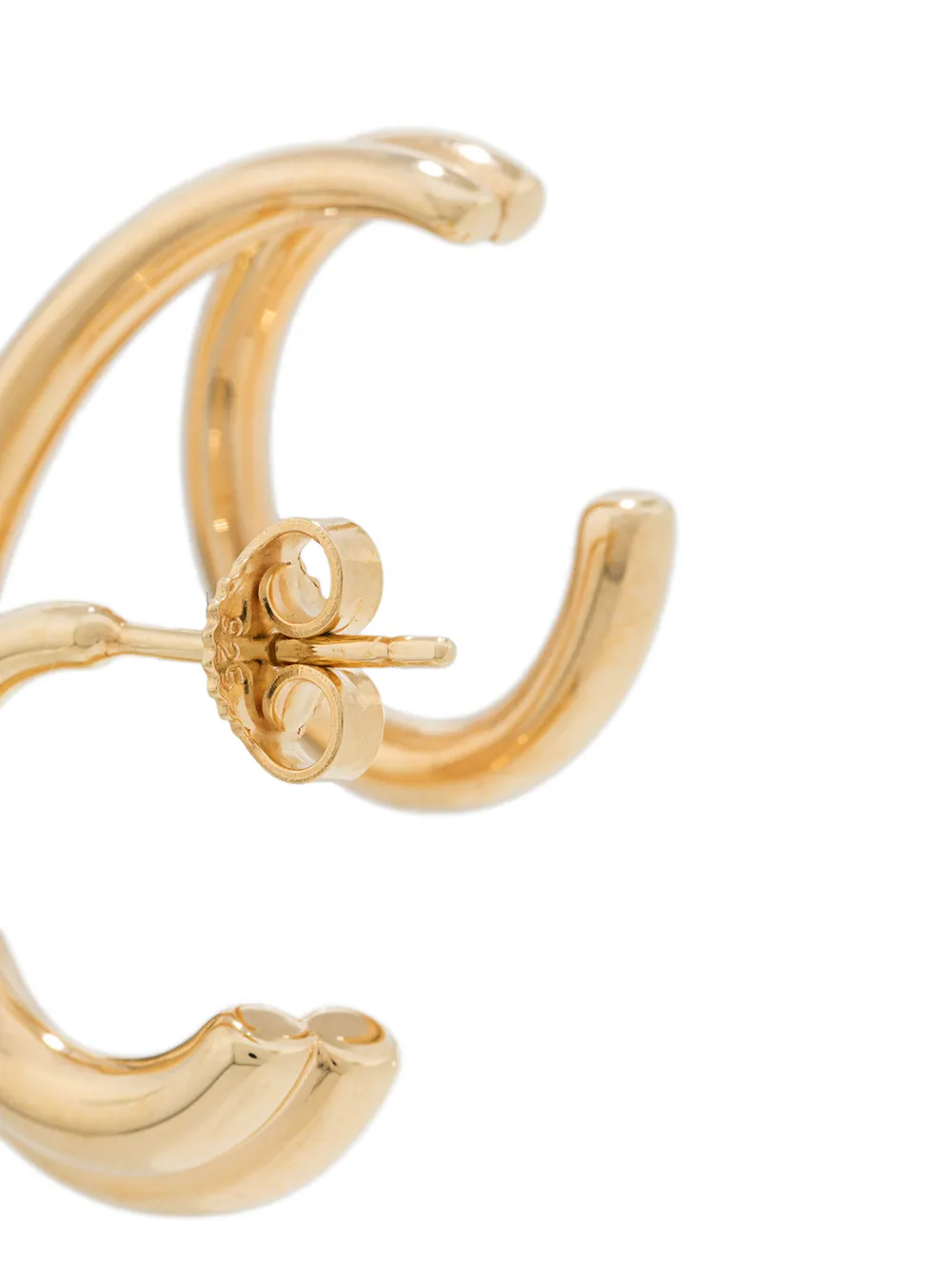 Shop Charlotte Chesnais Triplet Earring In Gold