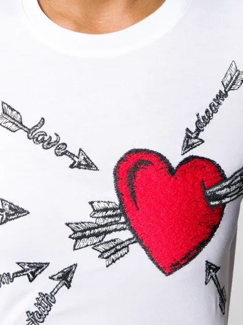 valentino heart t shirt