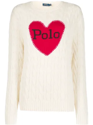 polo ralph lauren heart sweater