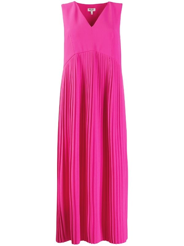 kenzo pleated dress