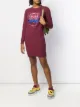 Image 2 of Kenzo embroidered logo sweat dress