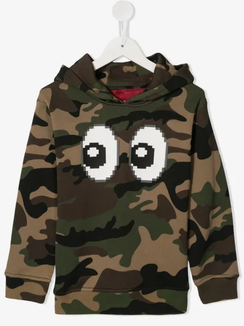 Mostly Heard Rarely Seen 8-Bit Kapuzenpullover mit Camouflage-Print