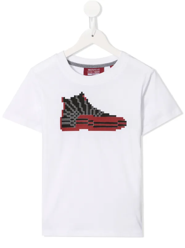 8-Bit Jordan 12 print T-shirt 
