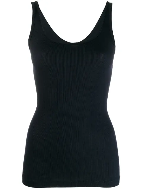 Vince camiseta de canalé básica 