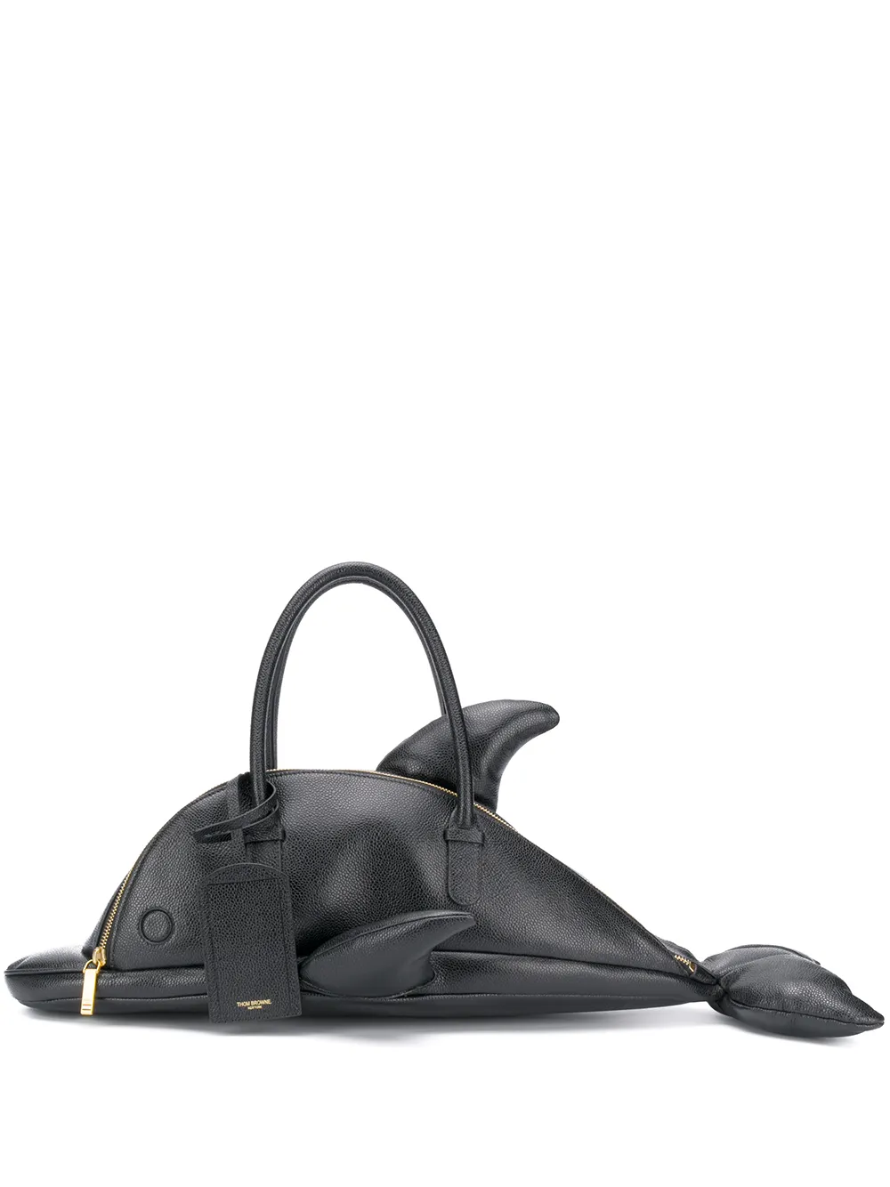 THOM BROWNE DOLPHIN PEBBLED BAG