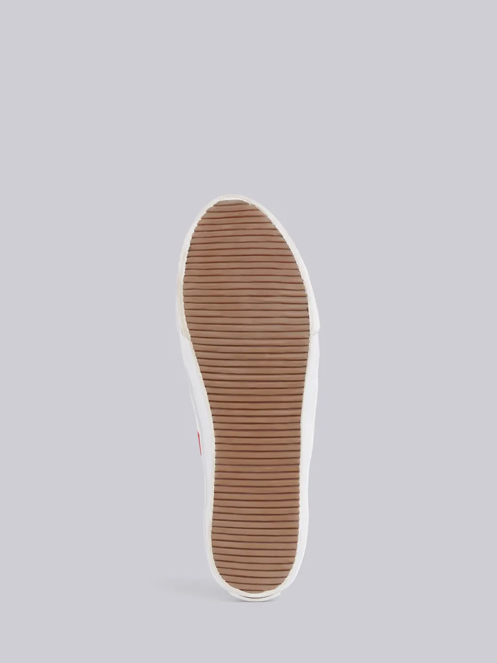 THOM BROWNE THOM BROWNE WHITE CANVAS BROGUING SNEAKERS,MFD140A0158814121769