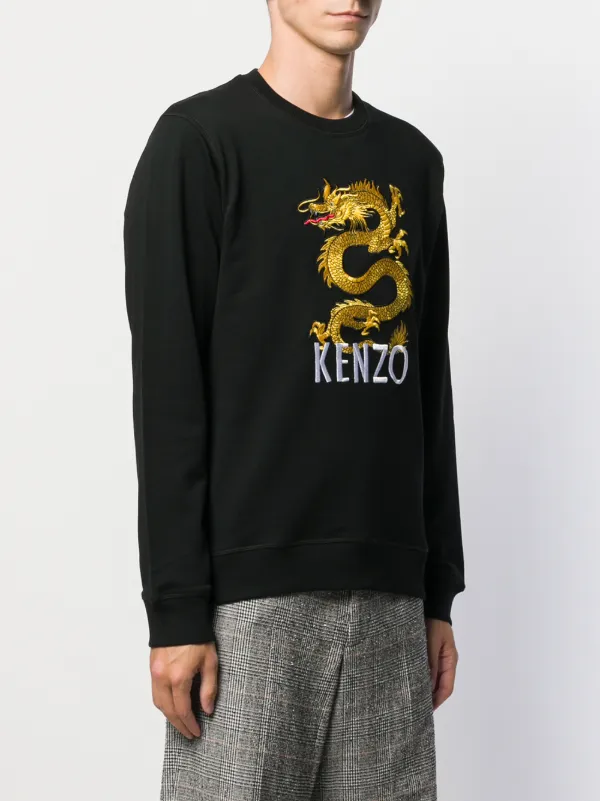 Kenzo Tröja Med Broderad Drake Farfetch Kenzo Tröja Med Broderad Drake Farfetch