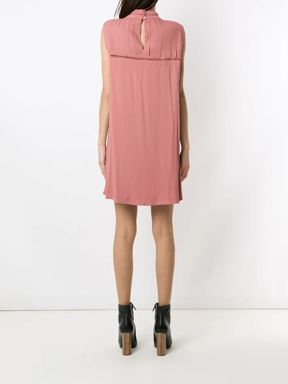 Olympiah Hagia Pleat-detail Dress In Pink