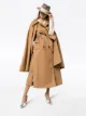Lemaire cape belted trench coat