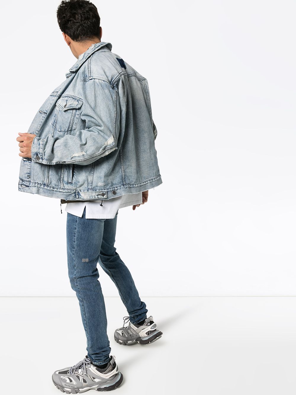 Ksubi acid-wash Distressed Denim Jacket - Farfetch