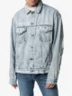 Ksubi acid-wash distressed denim jacket