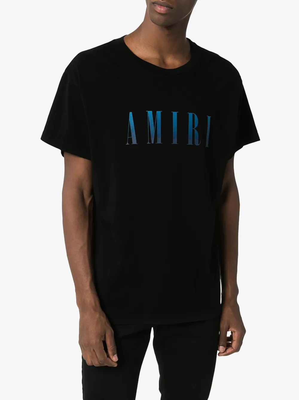 AMIRI AMIRI LOGO FRONT COTTON T-SHIRT,S0M03337CJ14122646
