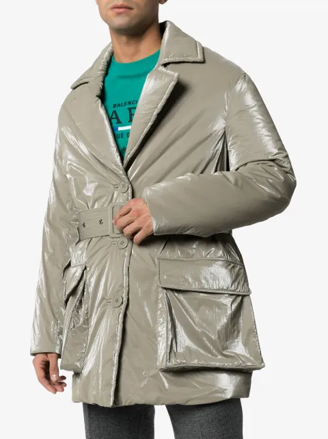 tailored puffer coat