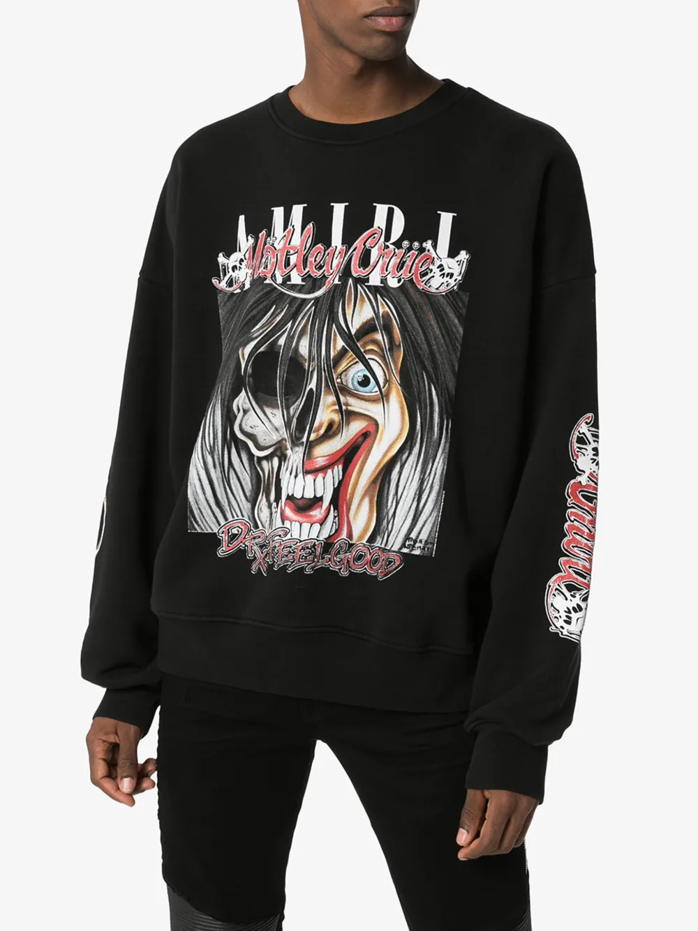 AMIRI MÖTLEY CRÜE GRAPHIC PRINT SWEATSHIRT,S0M02123TE14122689