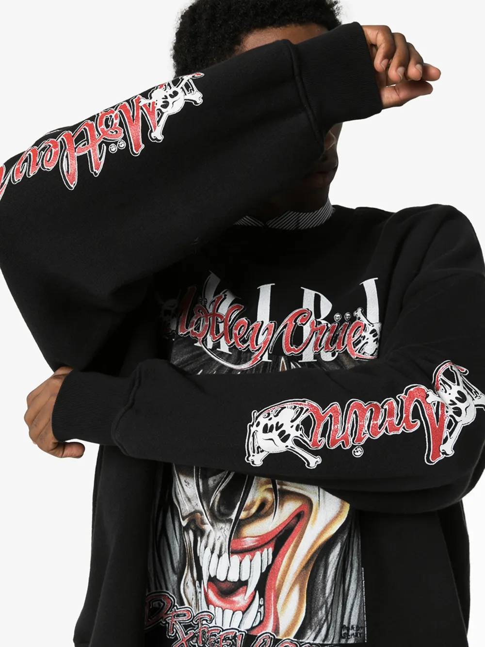 AMIRI MÖTLEY CRÜE GRAPHIC PRINT SWEATSHIRT,S0M02123TE14122689