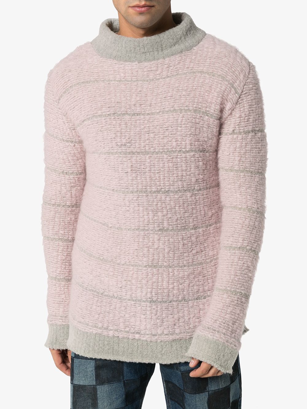 фото Eckhaus Latta striped knit jumper