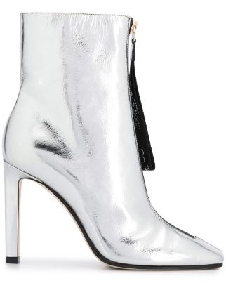 Jimmy Choo Metallic Heeled Boots - Farfetch