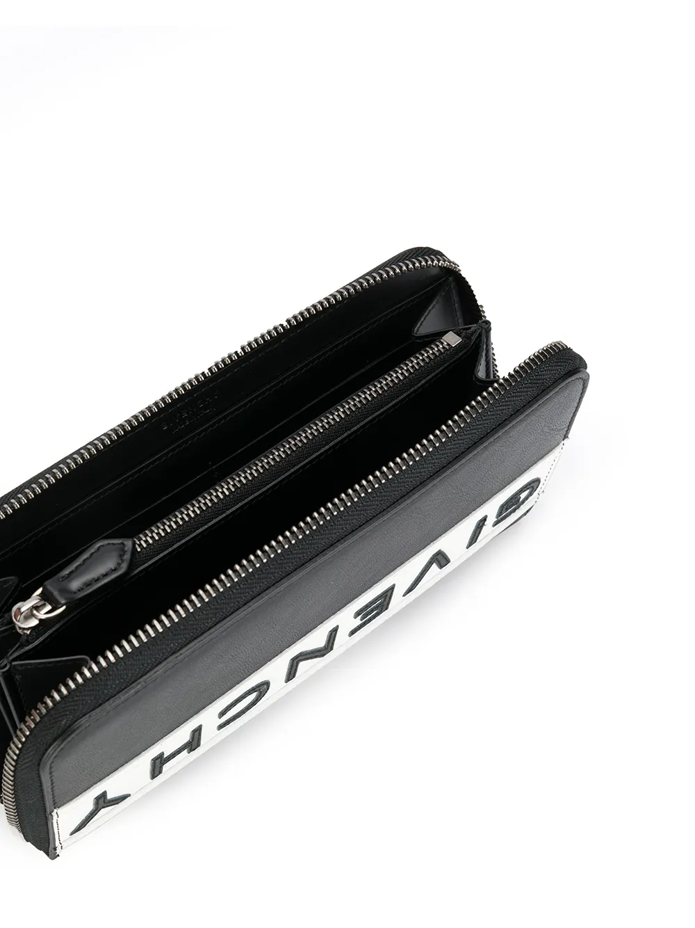  Givenchy Portemonnaie Mit Logo Print   Schwarz 