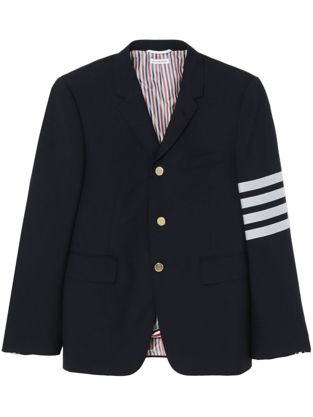 Thom Browne 4-Bar stripe single-breasted blazer - Blue