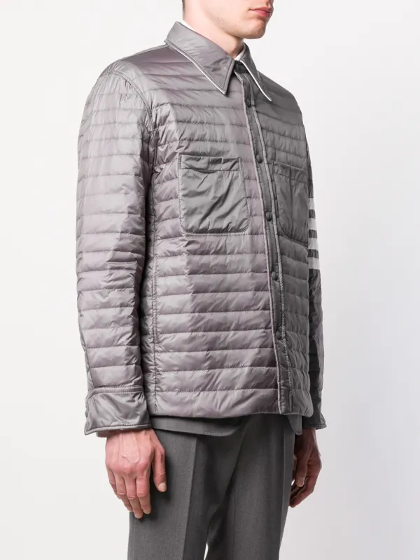 down filled shirt jacket