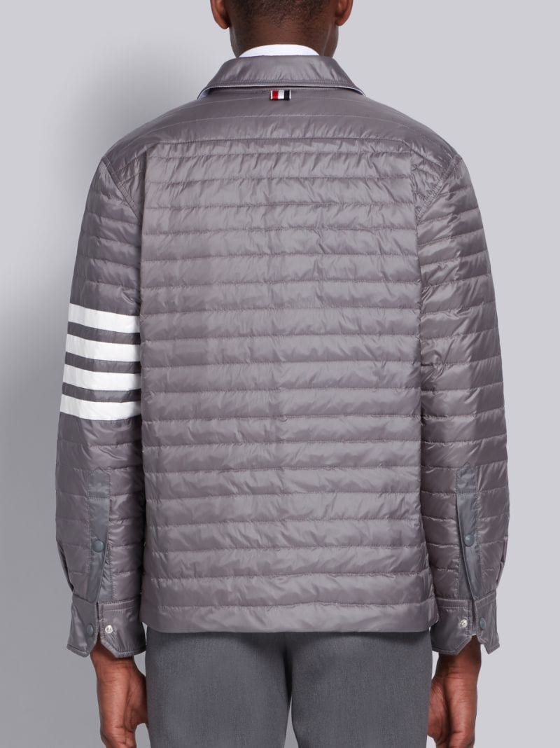 Medium Grey Down Fill 4-Bar Shirt Jacket 