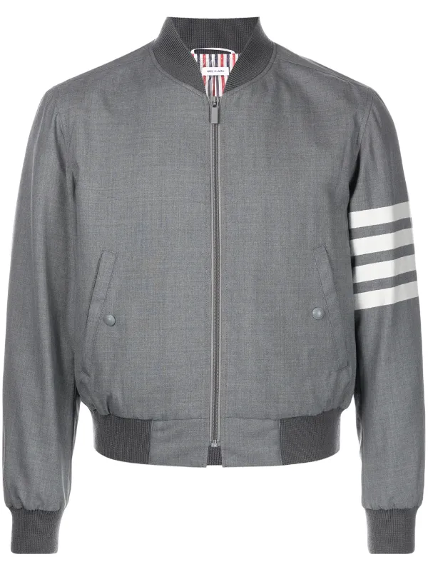 Thom browne shop leather jacket