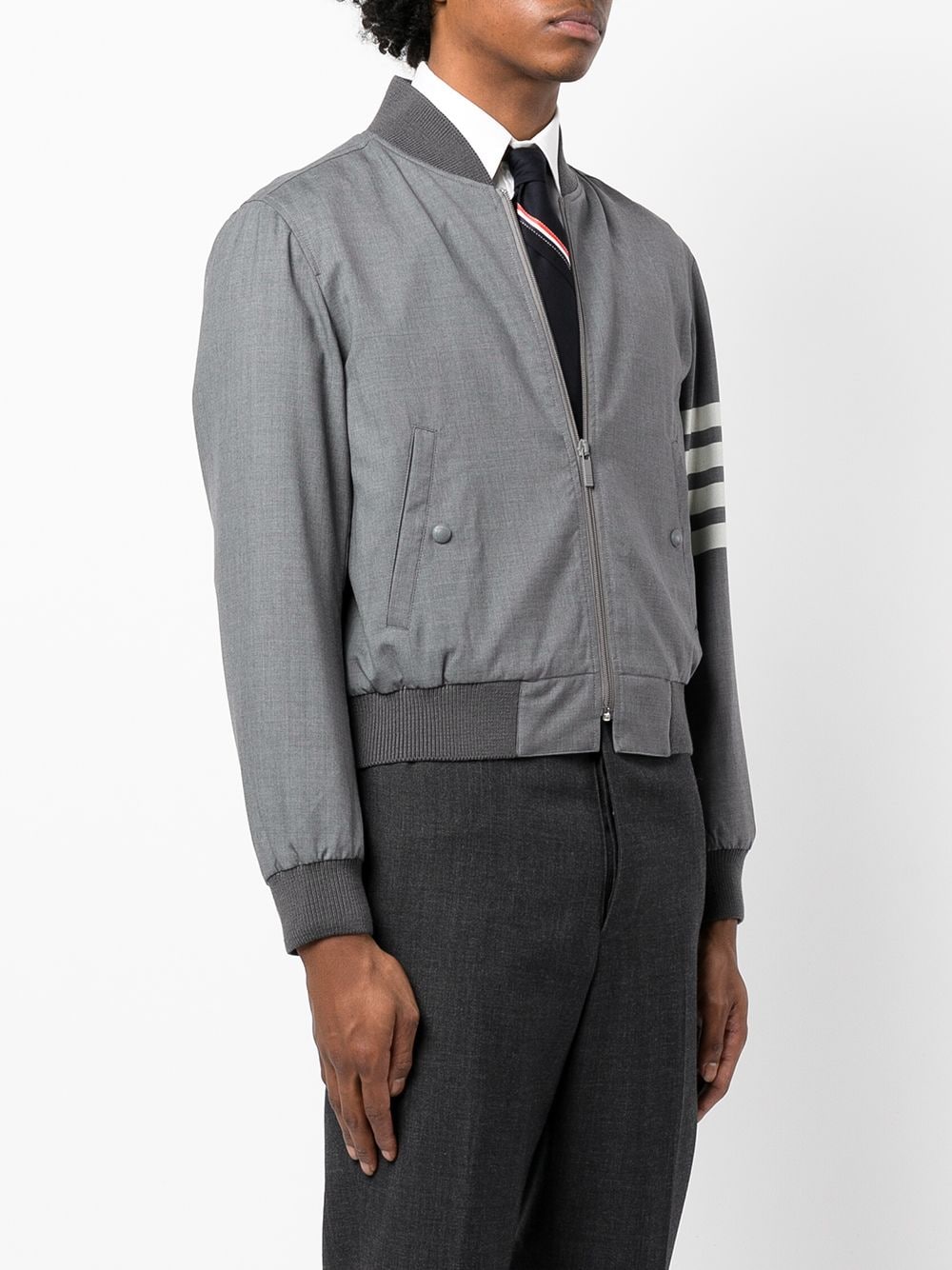 Thom Browne Men's Button Up Blouson Jacket