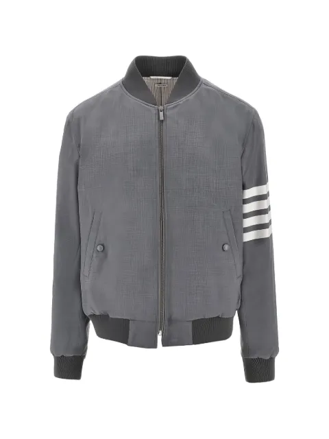 Thom Browne stripe-detail bomber jacket