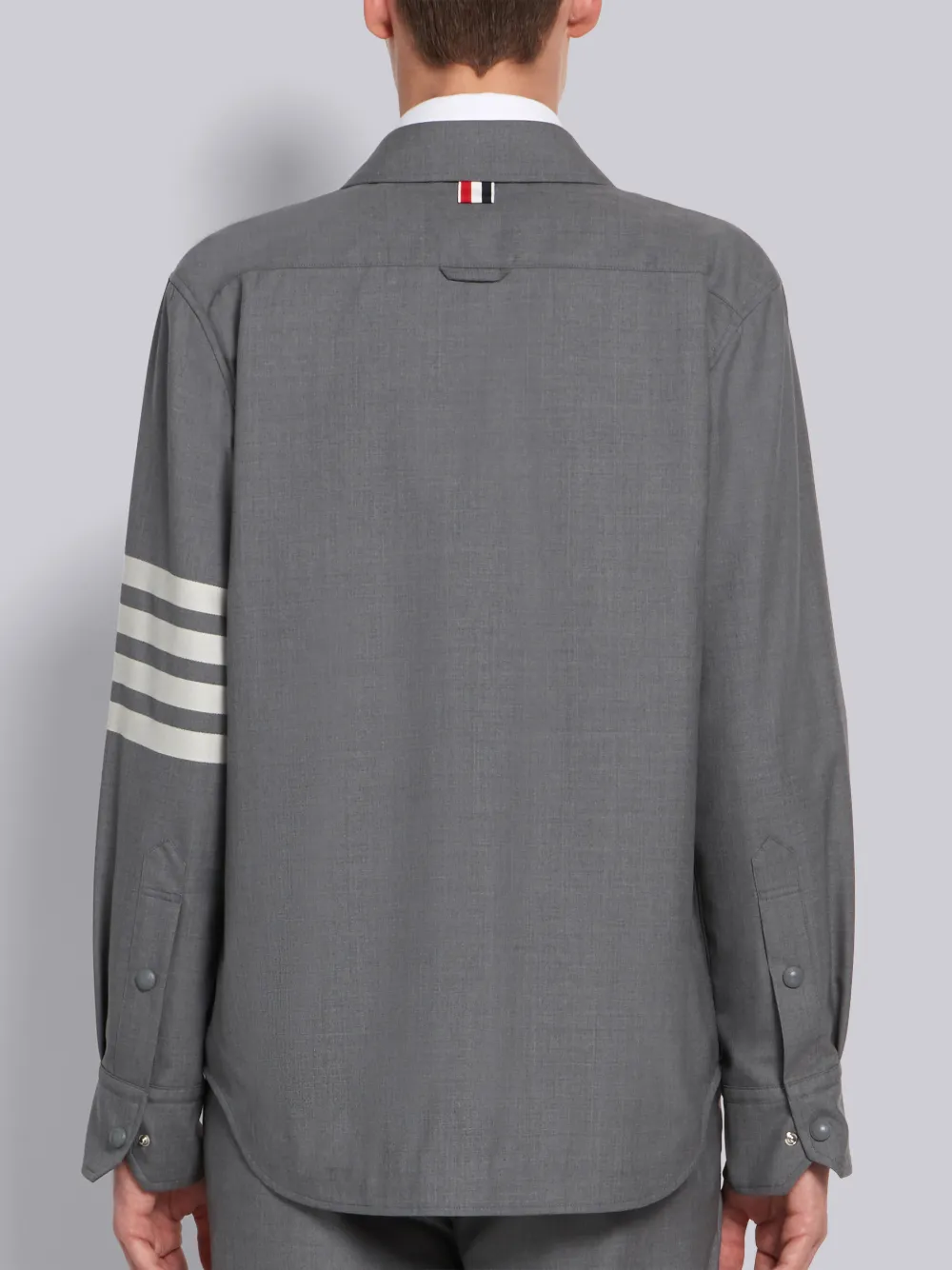 Shop Thom Browne Male In Grey