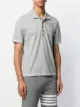 Thom Browne Side Slit Short Sleeve Polo