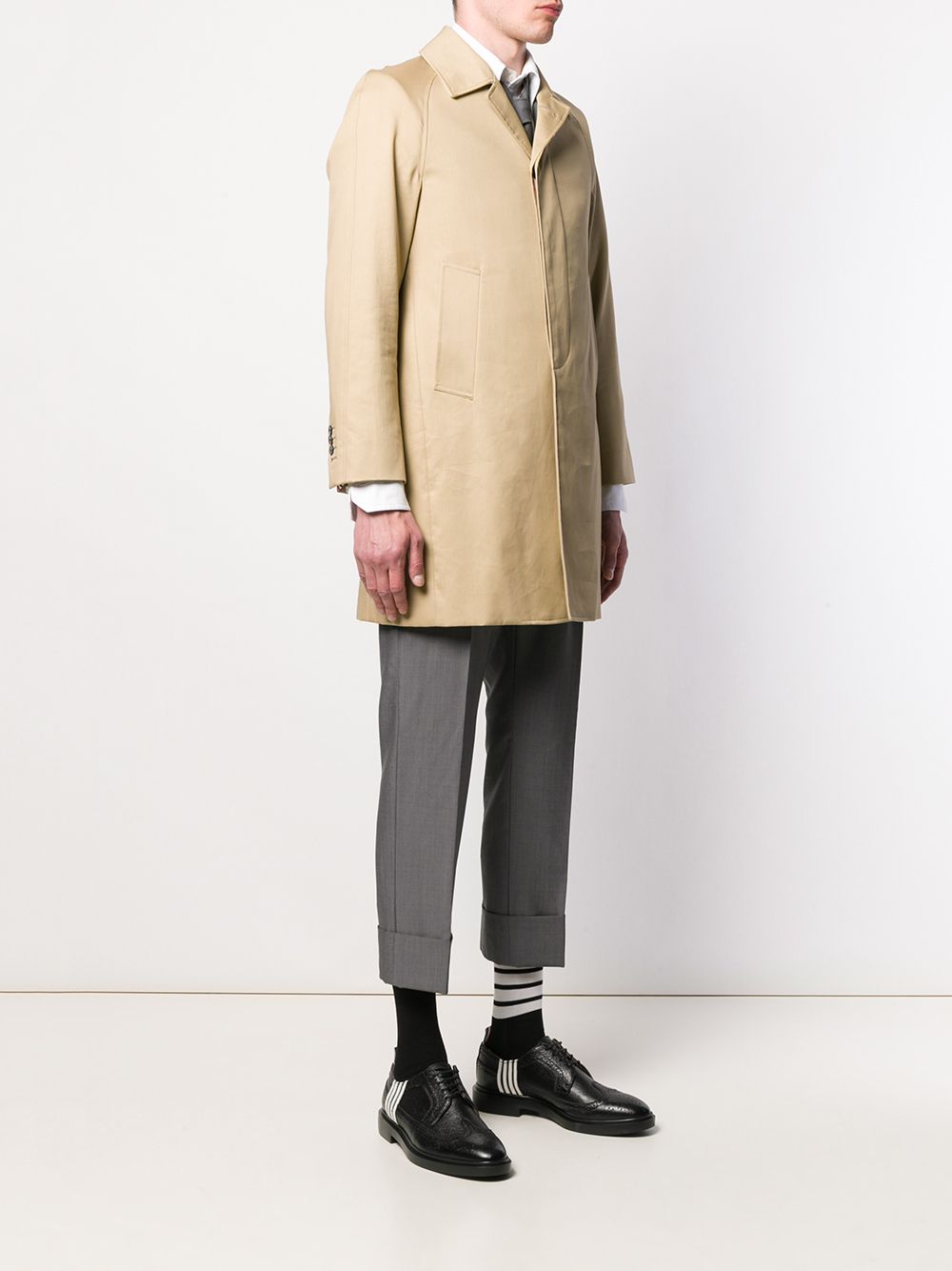 фото Thom browne пальто mackintosh