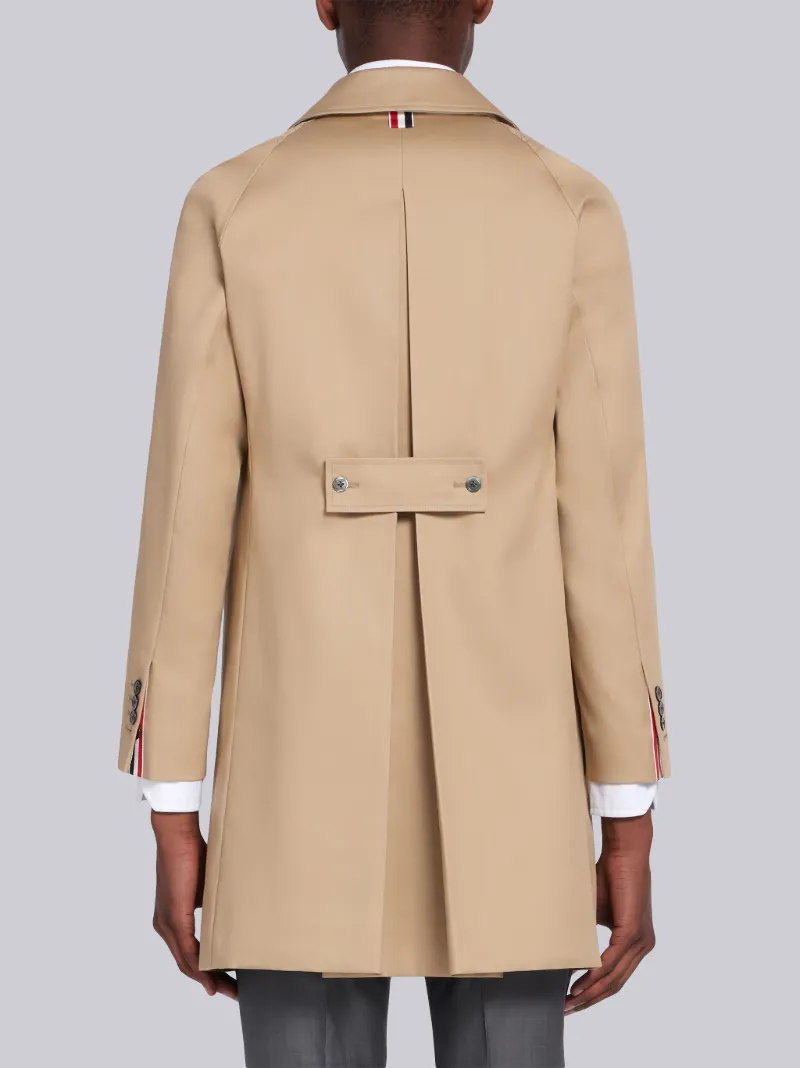 Khaki Mackintosh Raglan Collar Overcoat | Thom Browne Official