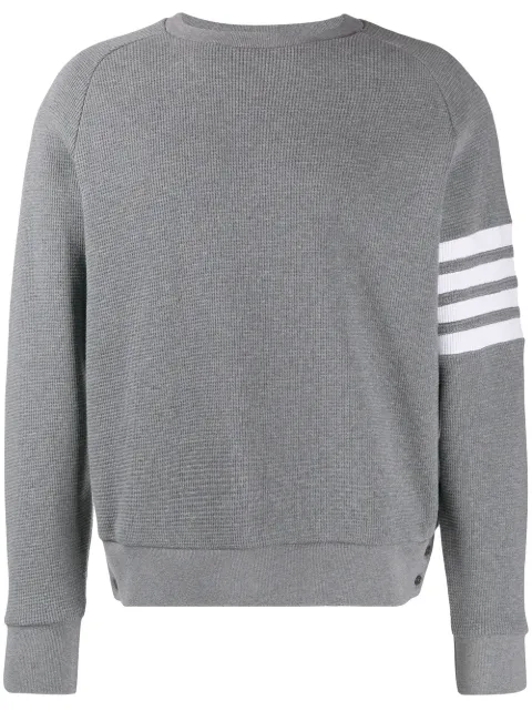 Thom Browne 4-Bar raglan-sleeve sweatshirt