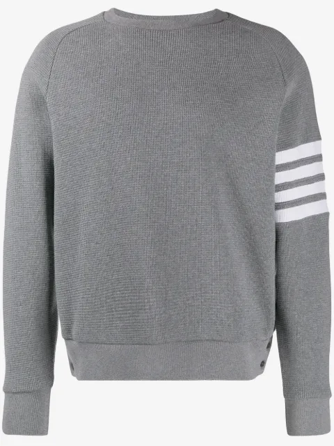 Thom Browne 4-Bar raglan-sleeve sweatshirt