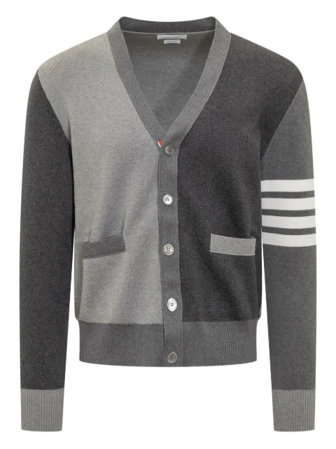 Thom Browne 4-Bar V-neck cardigan