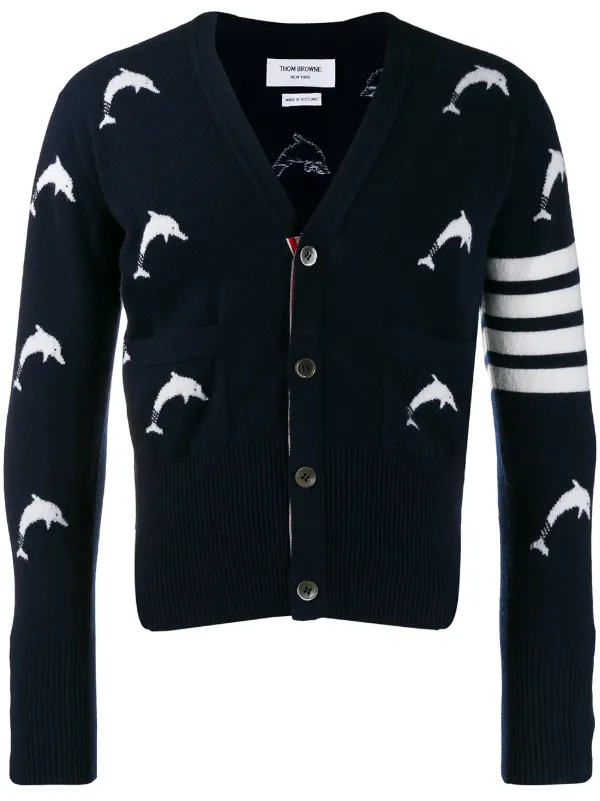 thom browne dolphin cardigan