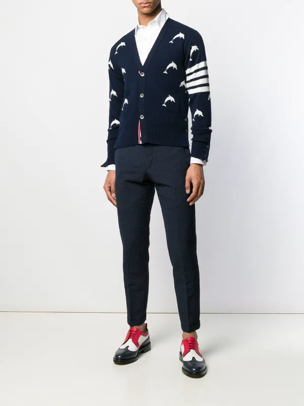 thom browne dolphin cardigan