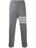 Thom Browne 4-Bar plain weave suiting trousers - Grey