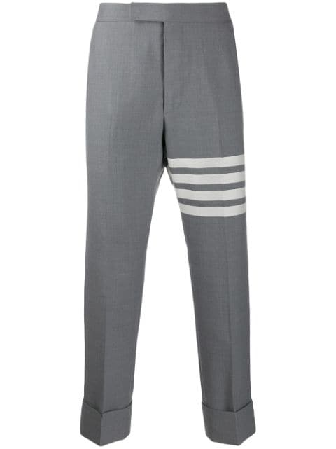 Thom Browne 4-Bar plain weave suiting trousers